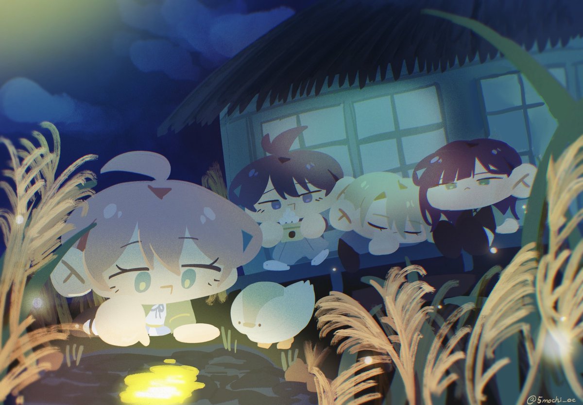 5mochi_oc's tweet photo. お月見しようね~🌕🐇🌾 #oc https://t.co/nQBqrpNqqf