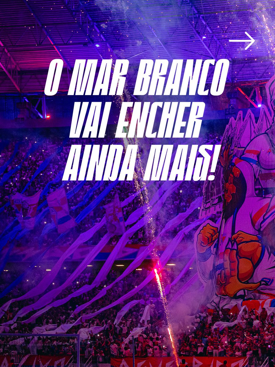 FortalezaEC's tweet photo. Se preparem: o Mar Branco vai encher ainda mais! 🏟️⚪️

Lote extra de meia-entrada LIBERADO na Superior Sul!

🎟️ Acesse agora https://t.co/mRWaJ1SDYI e garanta seu lugar para jogar junto com o Leão neste domingo!

#FortalezaEC #BrasileirãoB https://t.co/aUWs0C2Gvq