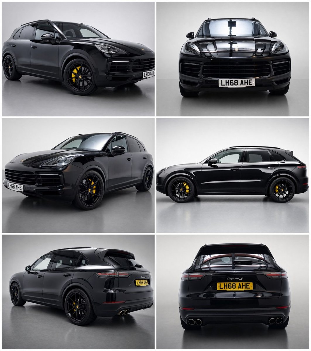 LenBeeks0w's tweet photo. Black 2018 Porsche Cayenne from £708/month. 55, 000 miles, petrol, £34, 999. Luxury, performance and practicality in one SUV. Available now at LMC Cars, Upminster, Essex. DM us to enquire. https://t.co/1zfMQAaImY