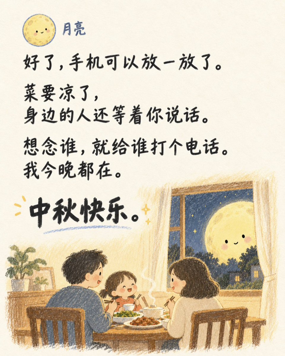 StellaJudys's tweet photo. If someone is on your mind, give them a call💗🌕 想念谁,就跟谁打电话吧 #中秋节快乐 #MoonFestival #cherish https://t.co/wwZEN0rJC1