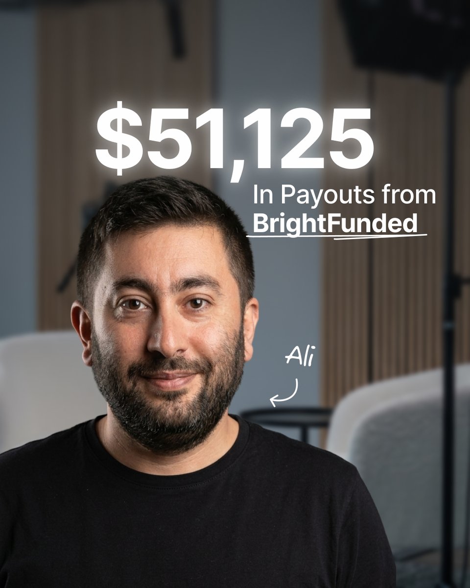 BrightFunded's tweet photo. $51,125.92 in rewards across 14 withdrawals. 🇹🇷

Ali has built up an impressive track record while trading across $385K in Funding.

Smashing it, Ali. 👏 https://t.co/l46BmrM5PG