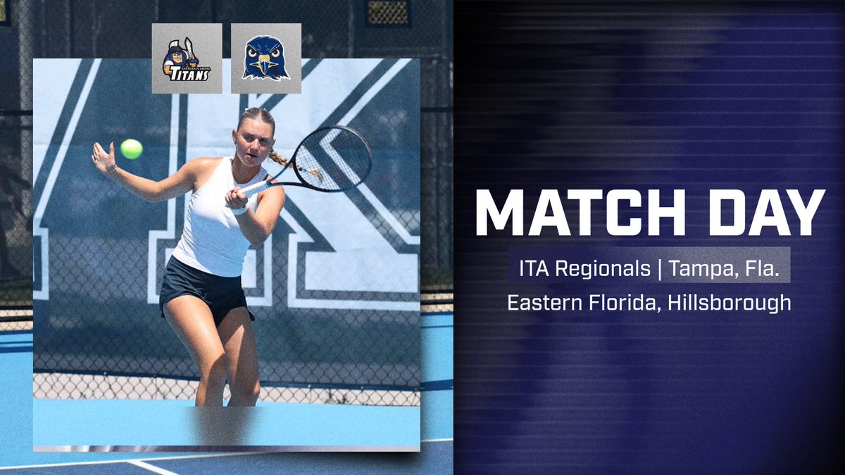 TheFCSAA's tweet photo. It’s the ladies’ turn. 

Eastern Florida &amp; Hillsborough are in Tampa, Fla., for the ITA Regionals. Best of luck to both teams! https://t.co/07ced9CRCd