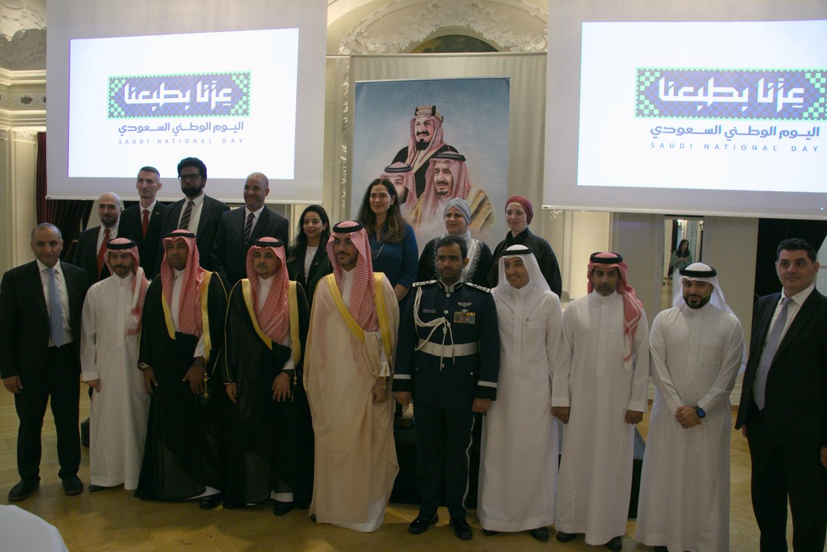 KSAembassyCH's tweet photo. صور من حفل الاستقبال الذي أقامته السفارة بمناسبة
#اليوم_الوطني_السعودي
#عزنا_بطبعنا https://t.co/3uWFTu3l95