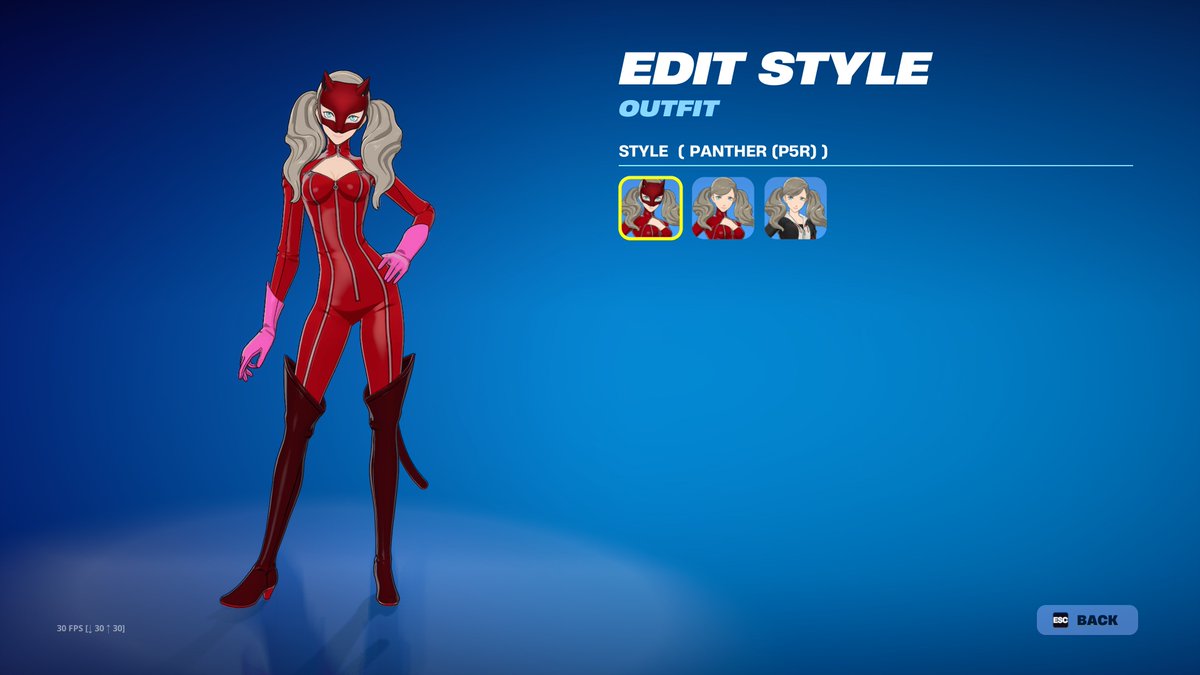 FireMonkey's tweet photo. Panther (Persona 5 Royal) x Fortnite https://t.co/r4E8zpfm8v