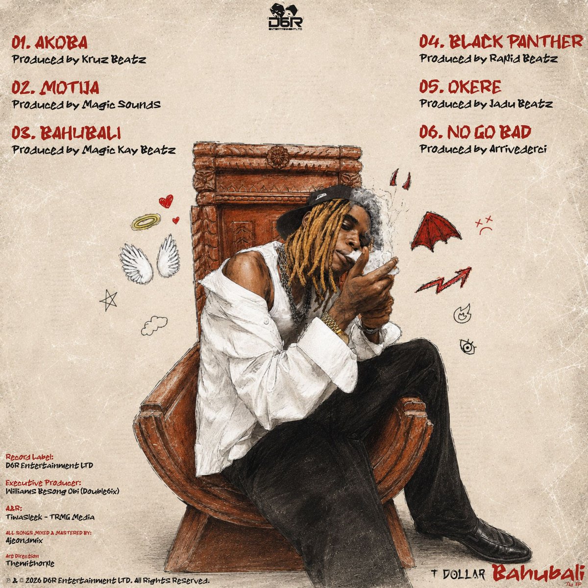 Undergroundvoi's tweet photo. 🚨 OUT NOW
T Dollar drops his brand-new EP, “Bahubali” 🔥
6 tracks. Big energy. Pure gbedu. 🎶
Stream Bahubali now: ONErpm
#T Dollar #Bahubali #UndergroundVoice https://t.co/qpmUtlfpsb