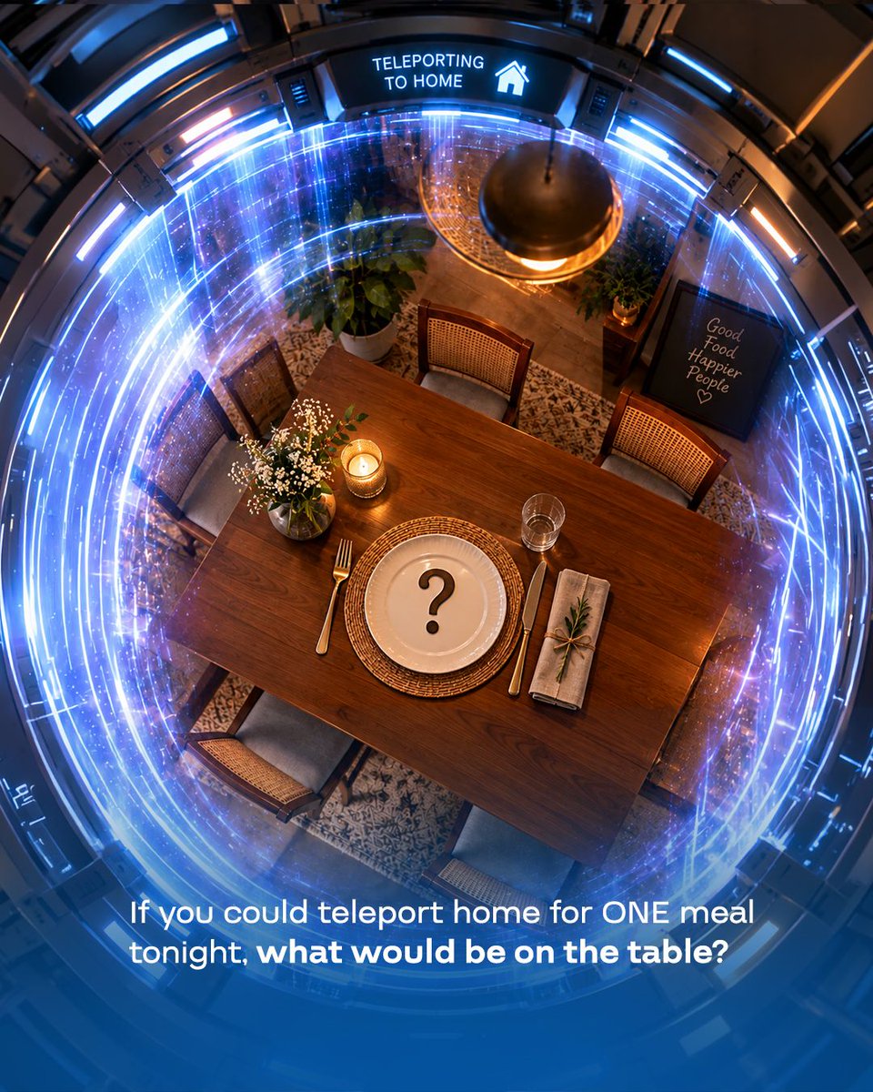 instantcashfze's tweet photo. You can teleport home for dinner tonight.

One condition: you can choose only ONE dish.

What are you eating? 👀 https://t.co/5PXN5yEAyh