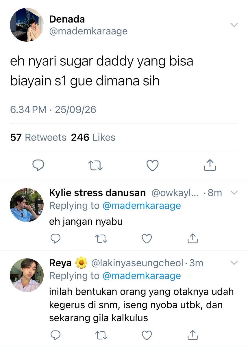 pipopoysttajel's tweet photo. dewtee au 

denada nyari sugar daddy yang bisa biayain s1 nya, eh malah si bapak soren yang lebih semangat sama jenjang pendidikan dan karir denada. https://t.co/YjOlUMJQnN