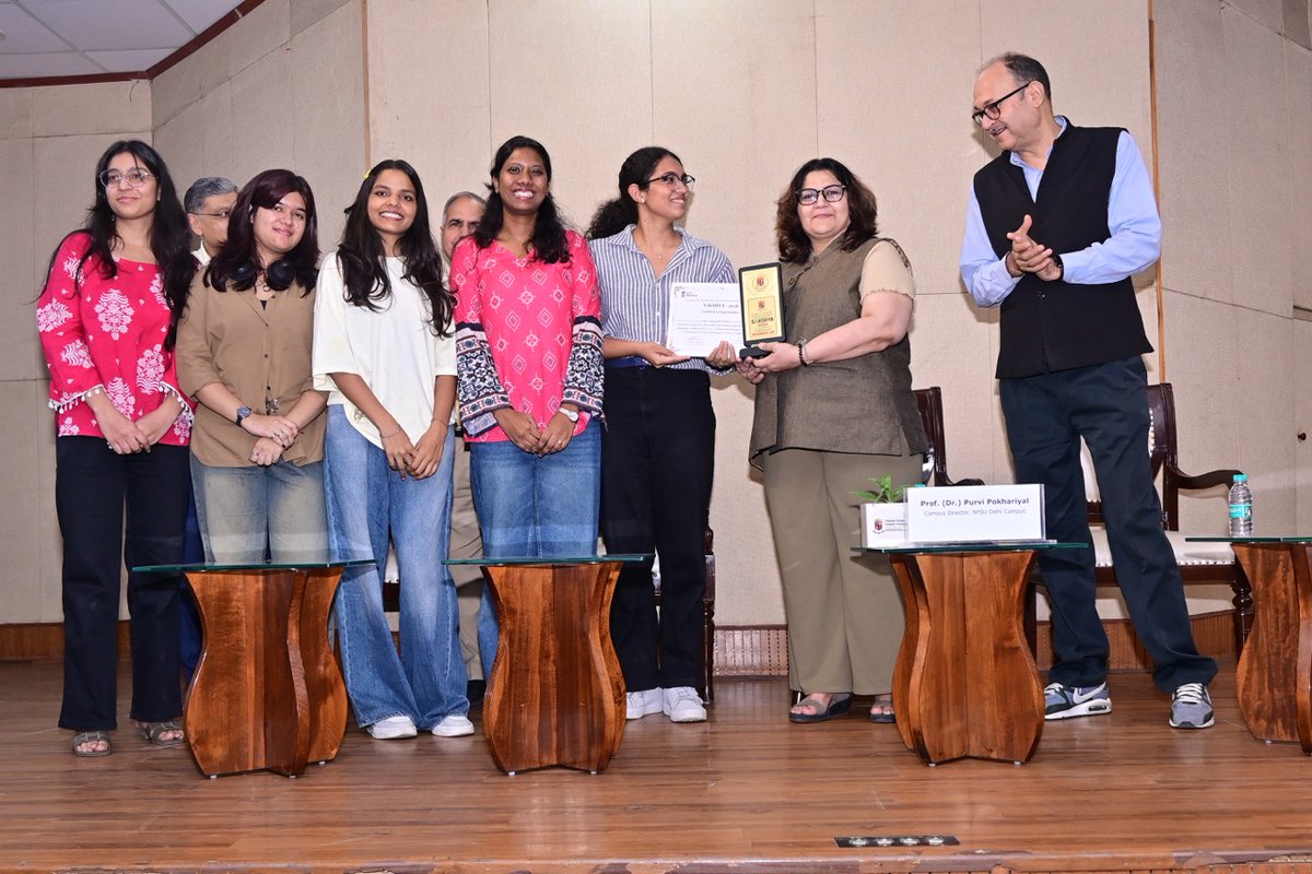 NFSU_Delhi's tweet photo. @nfsu_delhi hosted SฤKSHYA 2026, a three-day Forensic Fest that celebrated scientific inquiry, critical thinking, innovation, and the pursuit of truth from September 22-24, 2026.
#NFSU #NFSUDelhi #SAKSHYA #forensicscience #detention #pictionary #reportwriting #forensicexpert https://t.co/SR1jQr1X50