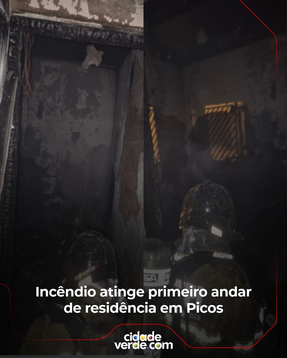 cidadeverde's tweet photo. Um incêndio atingiu três cômodos de uma residência na noite de quinta-feira (24), no bairro Ipueiras, em Picos, no Centro-Sul do Piauí. 

Acesse: https://t.co/jDCv3Oibn4 https://t.co/6BdHynl54T