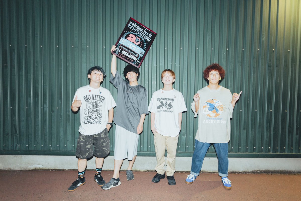 04LS_nagoya's tweet photo. 【ライブ終了！】
■9/25(金) Zepp Sapporo
『HEY-SMITH "ALL OVER JAPAN TOUR"』

札幌にてHEYちゃんと2MAN☃️⚡️
ありがとうございましたーー！

明後日は新潟でお待ちしてマス💥

📸ヤマダマサヒロ https://t.co/SyAtRcXJYt