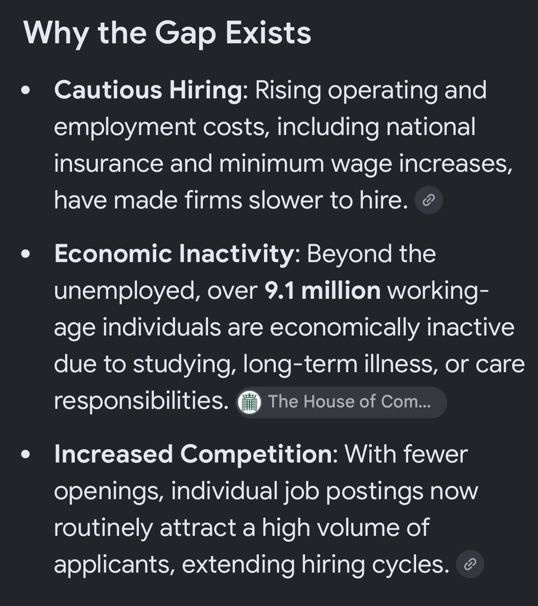 Kyle0477969774's tweet photo. @SlyForTheRight Why aren’t they addressing that’s there’s less jobs than people, and it’s the not the world anymore where you can just walk into a workplace and ask for a job and get one straight away, that there is increased competition for jobs! https://t.co/Hvs9vQAbc0
