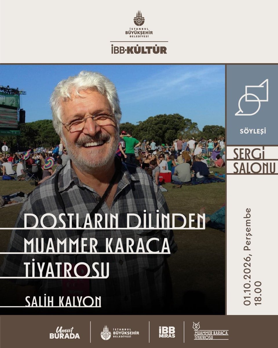 ibb_kultur's tweet photo. Muammer Karaca Tiyatro Bayramı ile kapılarını açıyor! 26 Eylül–4 Ekim tarihleri arasında tiyatrodan müziğe, sinemadan edebiyata uzanan programa tüm sanatseverleri bekliyoruz.

İBB Kültür tarafından düzenlenen ücretsiz etkinliklerde; usta isimler ve sanatçılar tiyatrodan sinemaya, edebiyattan müziğe uzanan söyleşi ve dinletilerle sanatseverlerle bir araya geliyor.

Programın tüm detaylarını kaydırmalı gönderimizde inceleyebilirsiniz.