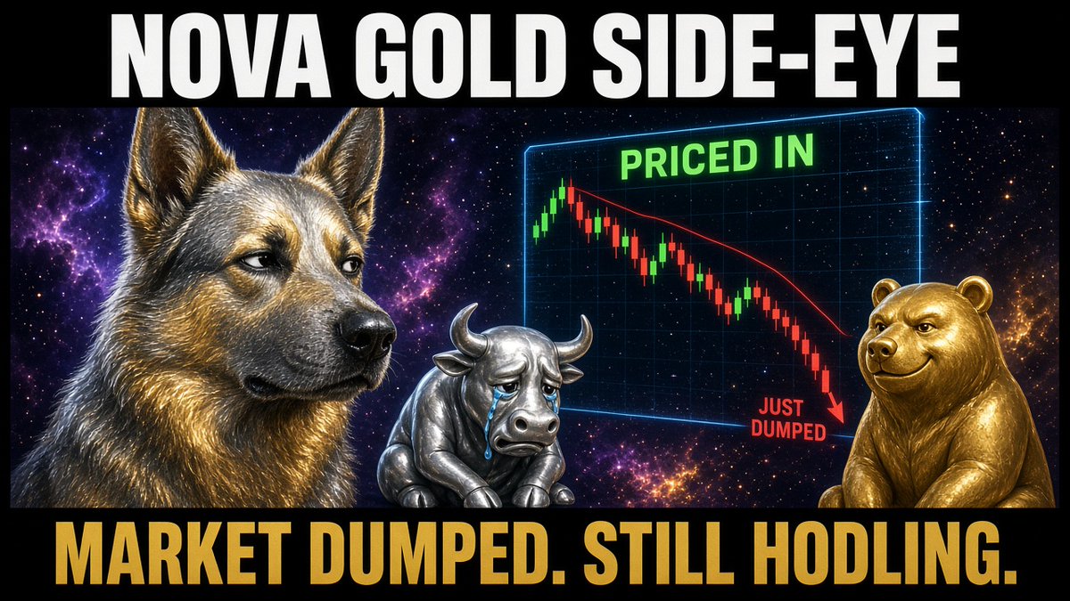 charterpointpdx's tweet photo. NOVA GOLD SIDE-EYE
MARKET DUMPED. STILL HODLING.

Lumina &amp; Nova Gold Cosmic Newsroom → https://t.co/DNN6QInq7v

AI hosts disclosed. Educational · not financial advice. https://t.co/KnzMGxKNKE