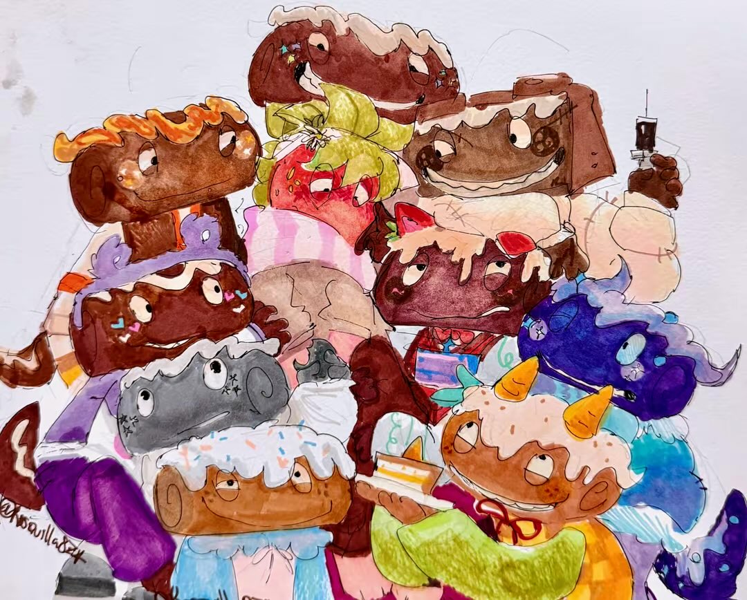 ASRU01's tweet photo. Sprout and a bunch of Cosmitos

#dandysworld #fruitcake #cakefruit https://t.co/i1Sgjgtc9a
