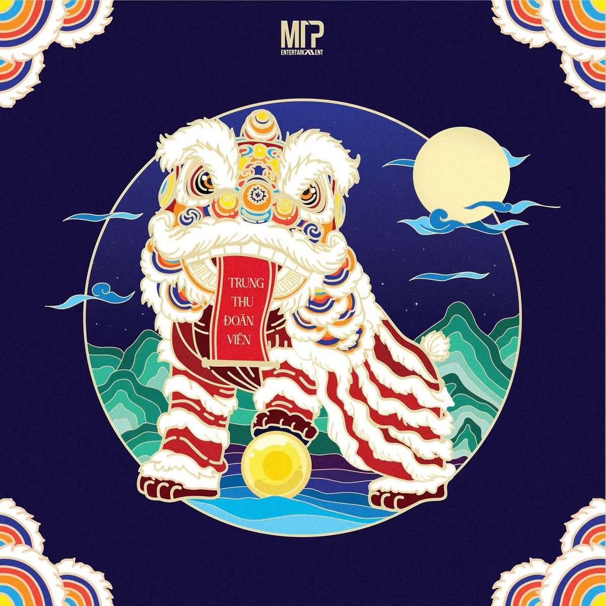 MTPGlobalUnion's tweet photo. [@mtpent_official FB-IG UPDATE]

🏮 HAPPY MID-AUTUMN FESTIVAL 🏮 

A full moon, vibrant lion dances, and a truly special "Mid-Autumn gift" this year 🌕✨ M-TP Entertainment warmly wishes everyone a cozy, joyful reunion this Mid-Autumn Festival surrounded by your loved ones ♥️ https://t.co/8btYNeXIKn