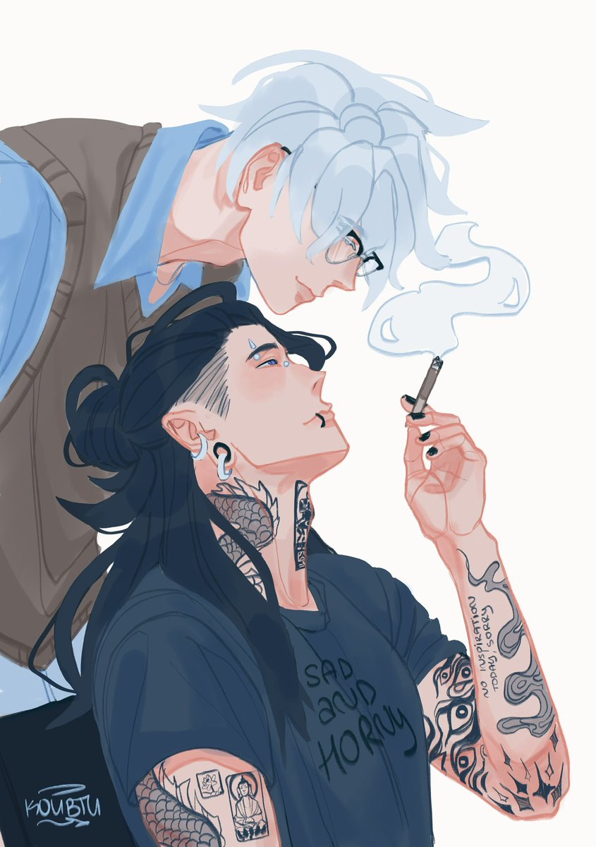 koiwteablyat's tweet photo. nerd gojo x alt geto
#jujutsukaisen #satosugu #gego https://t.co/Jc246WgUP5