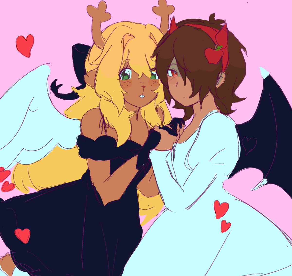 M1ssconfille's tweet photo. Wip #kriselle #deltarune #deltarunefanart https://t.co/mQdrkFjF7o