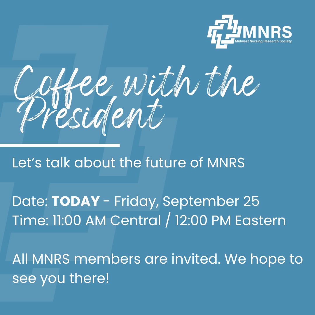 MidwestNursing's tweet photo. TODAY! Join MNRS President Dr. Jennifer Doering for a conversation about the new MNRS 2027–2030 Strategic Plan!

📅 Sept. 25 | 11 AM CT / 12 PM ET
☕ FREE—advance registration required: https://t.co/Pp9WQFkcSs

#MNRS https://t.co/iiYLo6gJKN