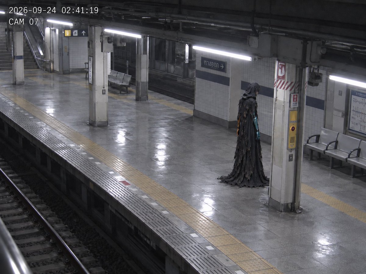 xFOURohFOURx's tweet photo. FILE 003

CAM 07. 02:41:19.
Platform. No other passengers visible.

REALITY NOT FOUND // 404 https://t.co/6n6VJNmKXZ