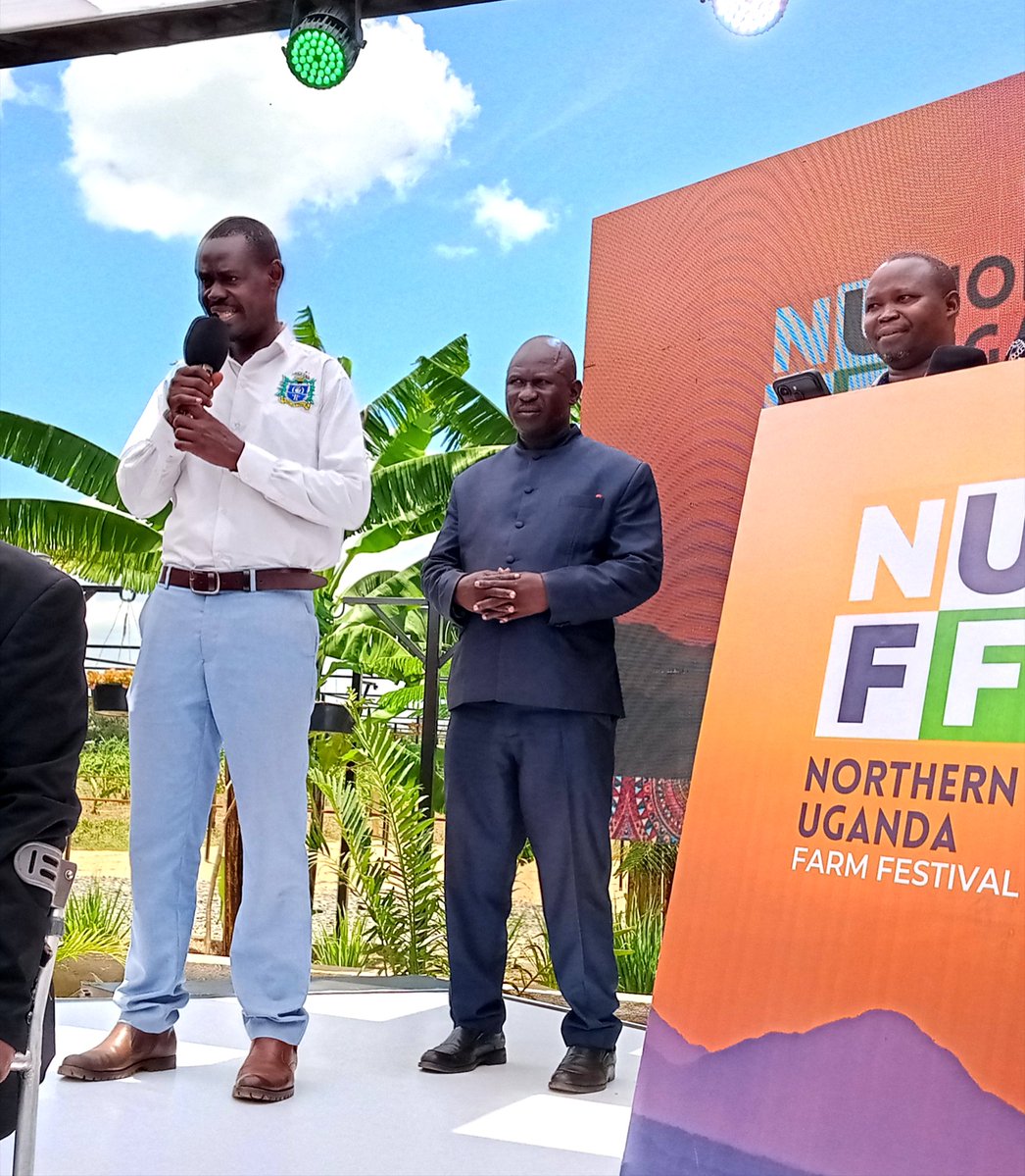 ObalimTonny's tweet photo. Today, I represented Laroo-Pece at the launch of the Northern Uganda Farm Festival organised by @RealBeaMao.

I conveyed H/W @GifterAber apologies as she is away in Hoima on official duty. @LarooPece is ready to support and grow with initiatives that move our people forward. https://t.co/dqIlTxylvG