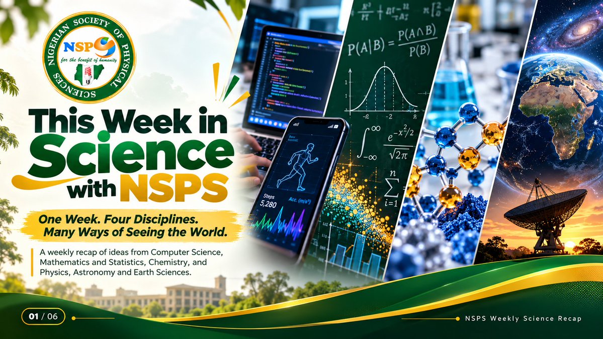 NSPSciences's tweet photo. 𝐎𝐧𝐞 𝐰𝐞𝐞𝐤. 𝐅𝐨𝐮𝐫 𝐝𝐢𝐬𝐜𝐢𝐩𝐥𝐢𝐧𝐞𝐬. 𝐄𝐧𝐝𝐥𝐞𝐬𝐬 𝐰𝐚𝐲𝐬 𝐭𝐨 𝐬𝐞𝐞 𝐭𝐡𝐞 𝐰𝐨𝐫𝐥𝐝. 🔬🌍
From code and probability to molecules, moving continents, and distant stars, this week with NSPS was all about curiosity, discovery, and connection across science.
𝐖𝐡𝐢𝐜𝐡 𝐢𝐝𝐞𝐚 𝐦𝐚𝐝𝐞 𝐲𝐨𝐮 𝐬𝐭𝐨𝐩 𝐚𝐧𝐝 𝐭𝐡𝐢𝐧𝐤?

#NSPS #WeeklyScienceRecap #ScienceEducation #STEM #PhysicalSciences