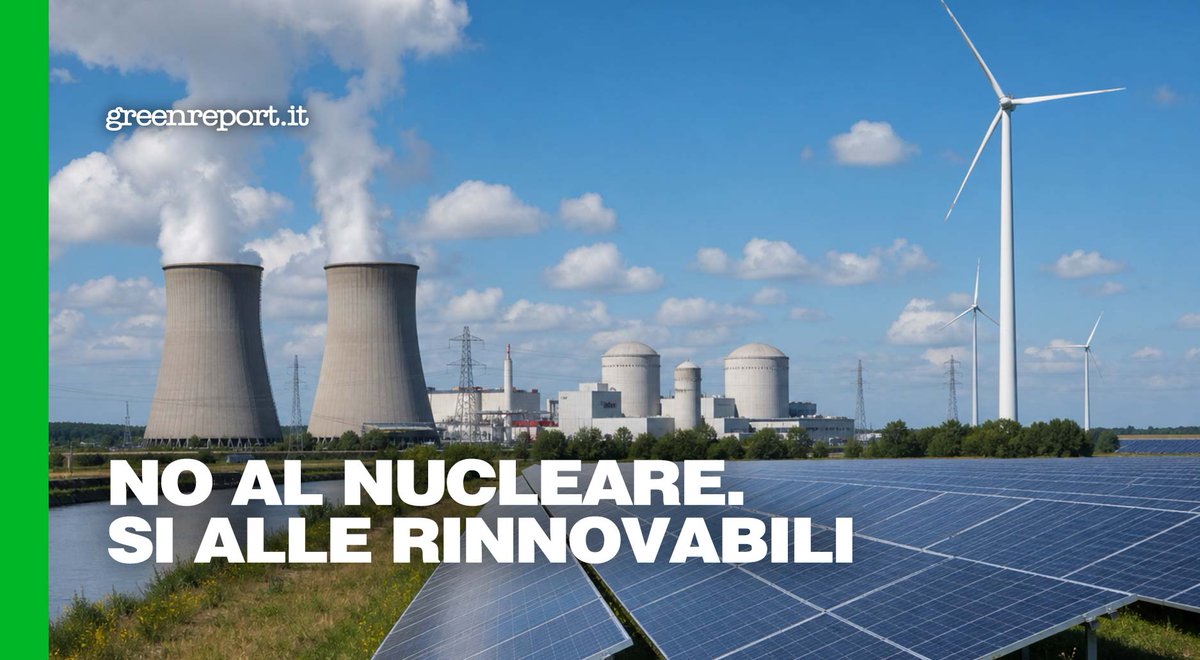 Greenreport_it's tweet photo. Approvata una legge delega irrealizzabile: ambientalisti e scienziati contro il ritorno del nucleare in Italia
@Greenpeace_ITA, @Kyoto_Club, @Legambiente, @WWFitalia: «I piccoli reattori non sono disponibili commercialmente, moltiplicano problemi e costi» https://t.co/sH3hsU7vwW https://t.co/Hn2jRUka4w