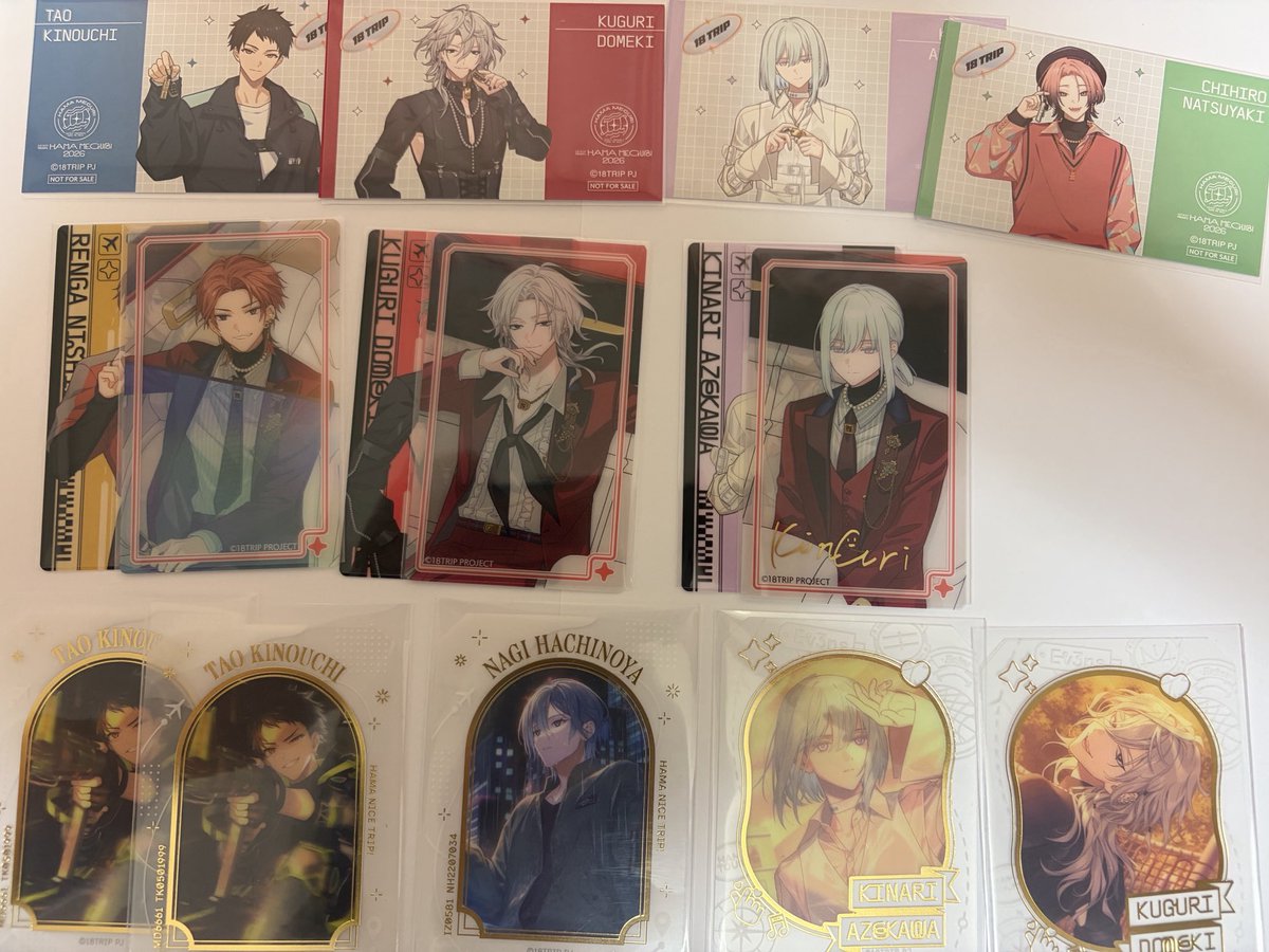 haru__1592's tweet photo. 【交換】
18TRIP エイトリ 特典 カード クリアシート コレクション ハマメグリ グラッシー

譲
練牙 幾成 千弥 太緒 潜 凪

求
同異種  琉衣 子タろ ＞ 礼光
異種は何でも検討します

郵送又は横浜or町田(要相談)
検索からもお声かけ下さい🙇‍♀️ https://t.co/Acpe28MaN8