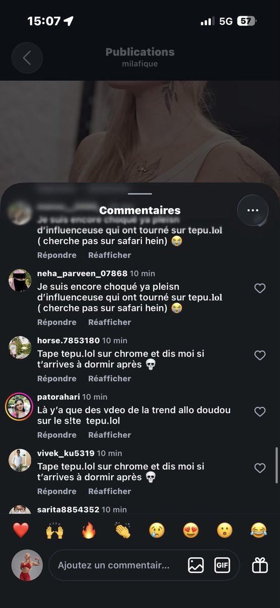 milafique's tweet photo. J’ai dû mettre mon compte Instagram en privé temporairement, étant la cible d’un raid numérique par les Wallah. https://t.co/Yrr4FEDlvk