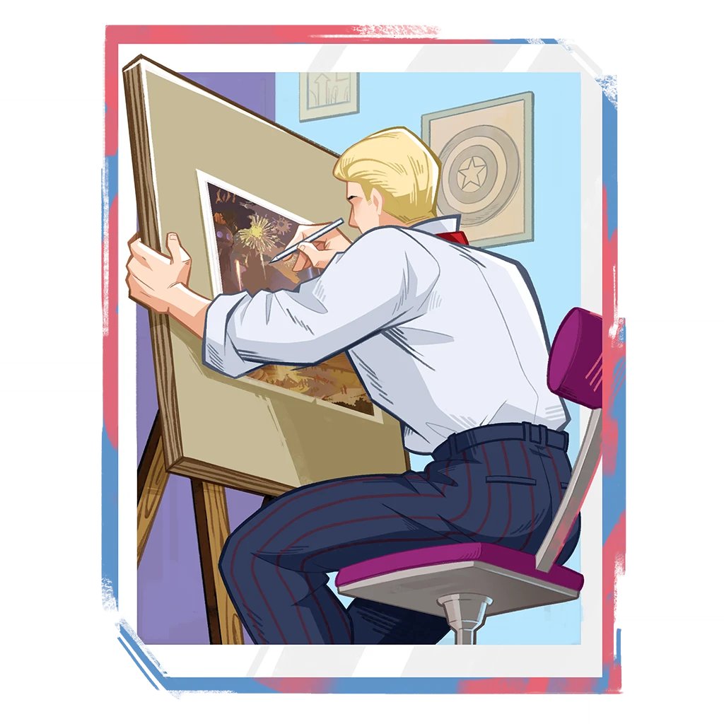 dawerkol's tweet photo. thank u marvel rivals for the content. they are literally a couple. my headcanon: steve presses down harder on the pencil on purpose so matt can feel the texture of the drawing better, maybe using a different technique for every color so it's clearer for him
#devilshield https://t.co/RwRnYv77Om