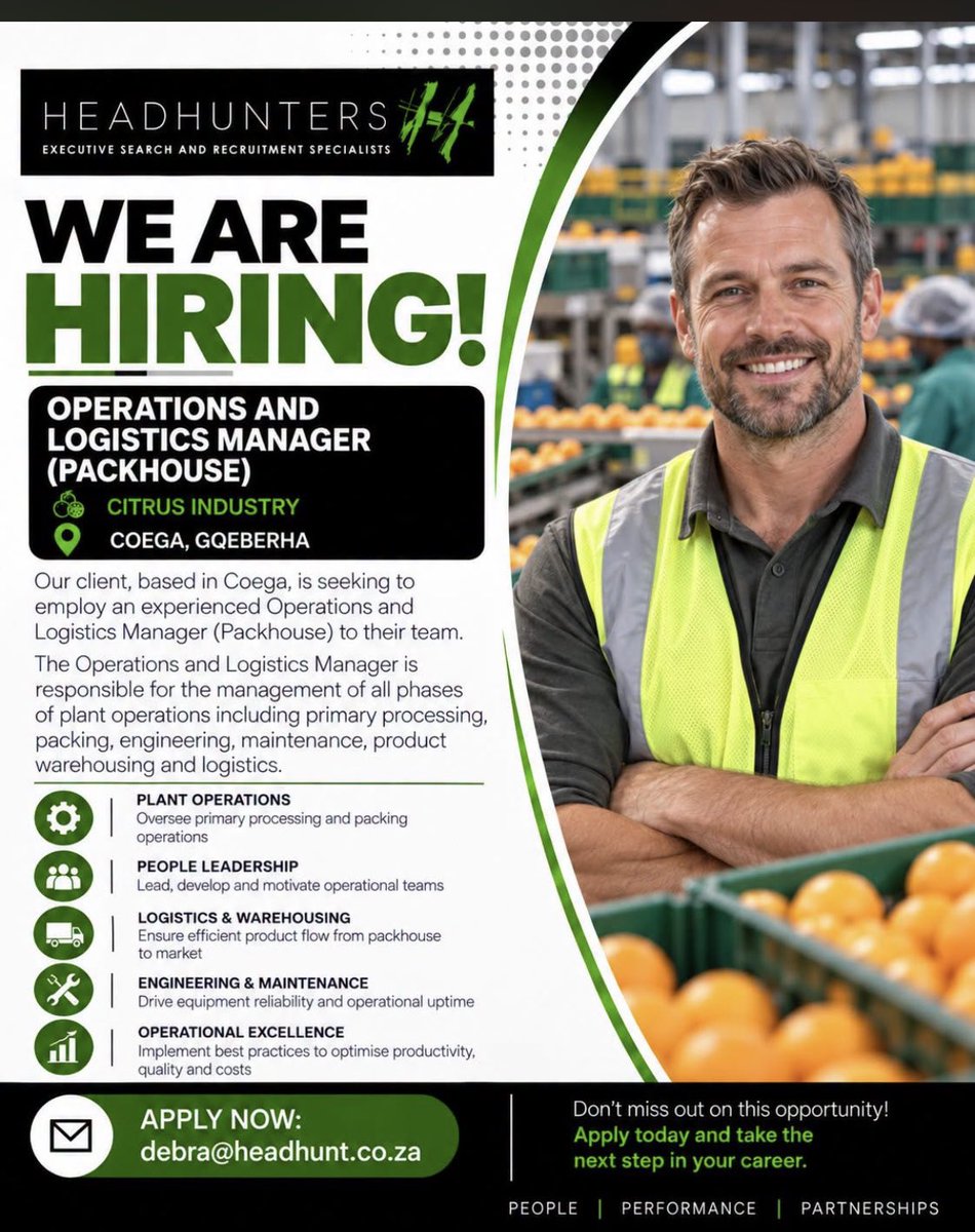 snomatye35's tweet photo. #Job openings ,#Eastern cape! https://t.co/ESVkIYAWyx
