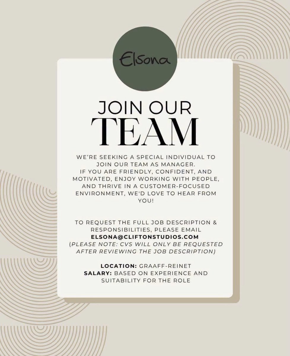 snomatye35's tweet photo. #Job openings ,#Eastern cape! https://t.co/ESVkIYAWyx