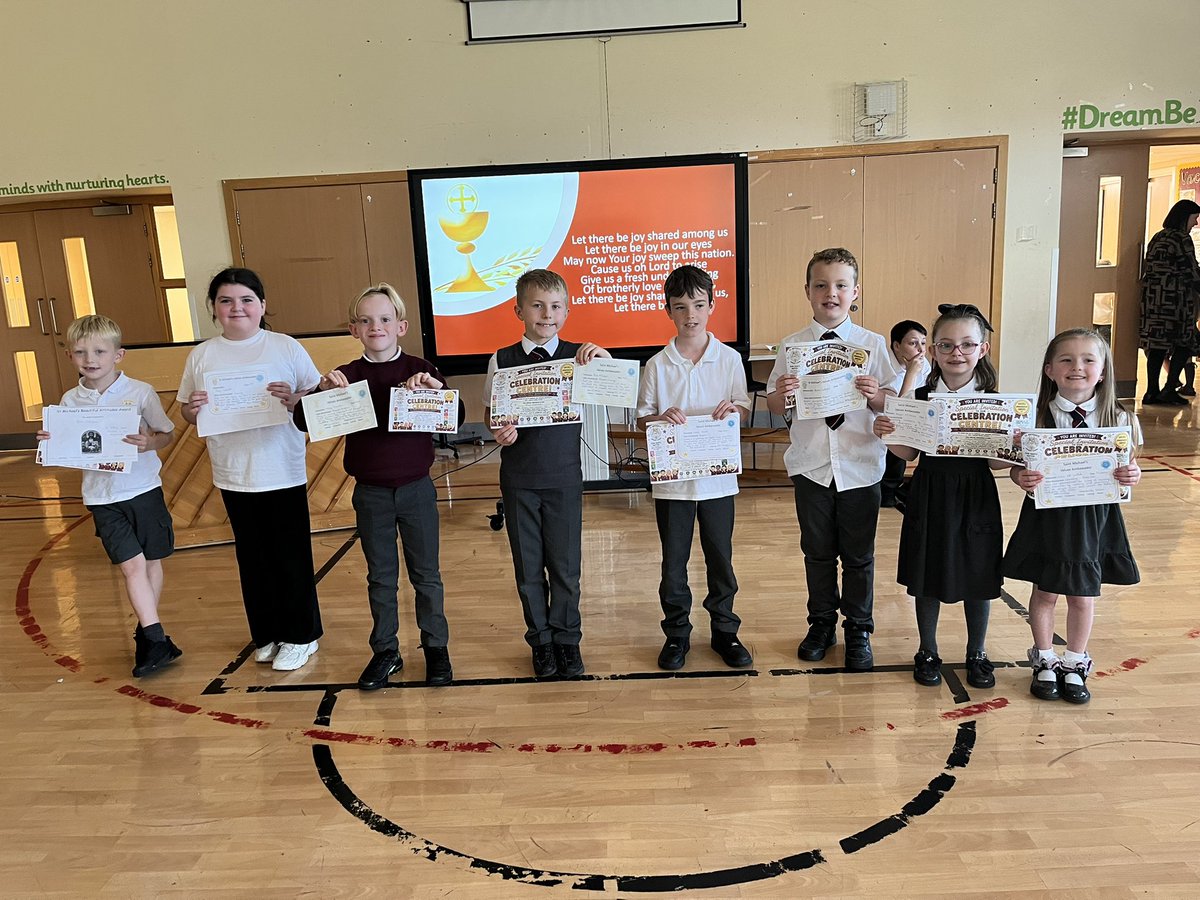 MrsChSMPG's tweet photo. Well done to these wonderful pupils who will be coming along to the next Celebration Centre in 2 weeks time @SMPG1964 #valuesambassadors ๐๐ https://t.co/vM3uXjjzU4