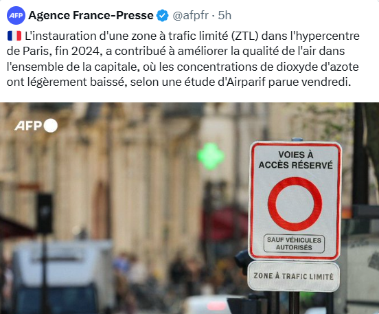 mtwit75's tweet photo. Ils sont très forts ‼️ La ZTL n'a jamais été effectivement mise en place, mais ils arrivent dans une "évaluation soutenue par Breathe Cities, initiative mondiale mise en œuvre par Bloomberg Philanthropies, Clean Air Fund et C40 Cities" (suivez mon regard) à dire qu'elle a amélioré les choses. Airparif dispose d'une seule station dans la zone, et la situation de référence n'est pas mesurée mais "modélisée". Mieux encore, les particules fines n'ont pas baissé, mais, comme c'est mauvais signe, on nous explique qu'elles sont "émises par diverses sources, et majoritairement le chauffage et les activités résidentielles" : quand elles baissent c'est grâce à leur politique, quand elle ne baissent pas, c'est pour une autre raison.