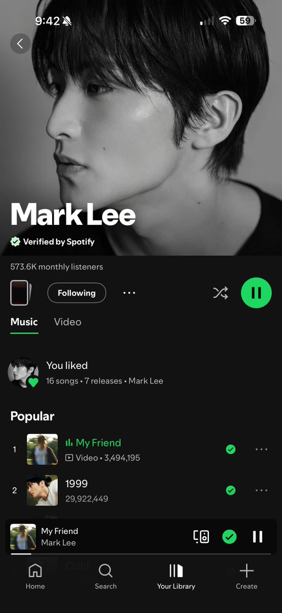 CEOMarkLee's tweet photo. Mark's current audience is heavily YouTube-centric (8.16M monthly audience), but our goal for the next few months is scaling those 573.6K Spotify monthly listeners back toward his 2M peak.
The real win isn't just 12M+ views (and 12M plays) but also it's building cross-platform reach. Let's aim higher for the November release!!! 💪 

Let's get your Spotify parked on Stationhead, markfs!
https://t.co/ZeVA1p246X