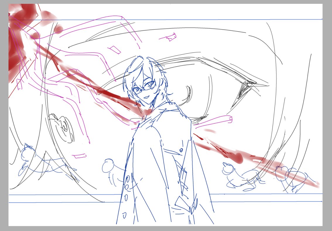 GraceFoxitse's tweet photo. wip. 俺凪妄想注意 https://t.co/8G9XdvUnbw