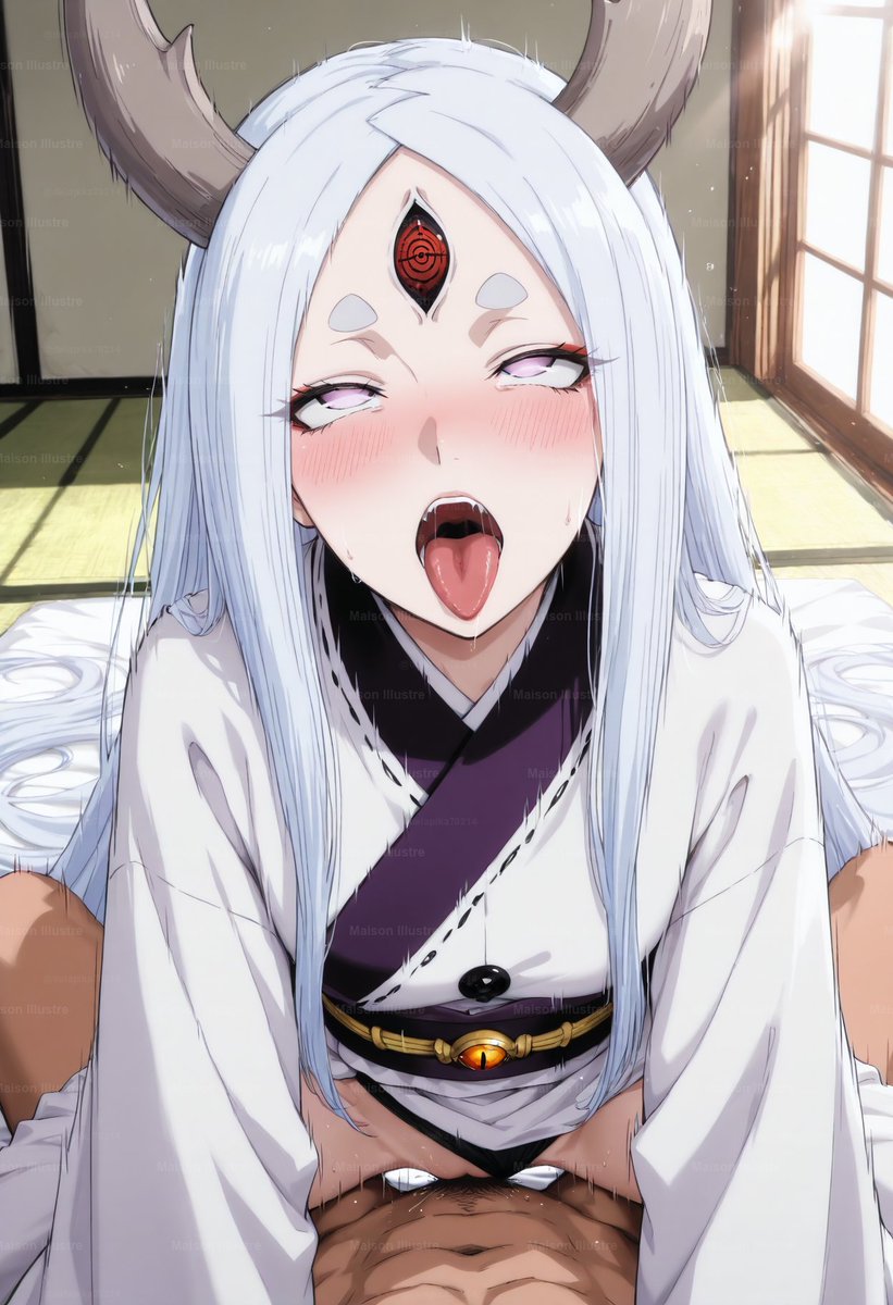 delapikax's tweet photo. Kaguya. Naruto.
OOTSUKI HEAT teaser — long pale hair, horn, tits out.
Kaguya pussy riding cock until cum fills her.
#Kaguya #Naruto #Ootsuki #OotsukiHeat #anime https://t.co/mISd9Ge3UT