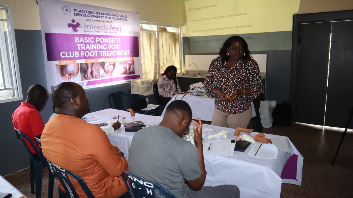 NG_PLAN's tweet photo. Yesterday, PLAN Foundation, through the MiracleFeet Clubfoot Project, conducted Basic Ponseti and CAST Administration Training for healthcare workers at General Hospital, Igboora, Oyo State
#Clubfoot
#Miraclefeet
#Chiodren https://t.co/wNcjjqxxcs