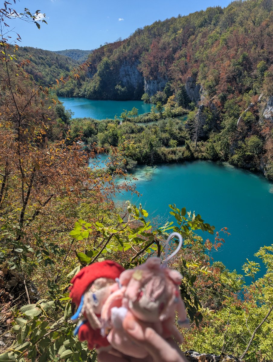 Patty_Cakes28's tweet photo. Decided to wait until the end of my trip to tweet out some more pictures, Pips and Meemaw went to Plitvice Lakes National Park and saw some beautiful waterfalls and lakes. #amanogawashiina #Capippalist https://t.co/5yPiIREolX
