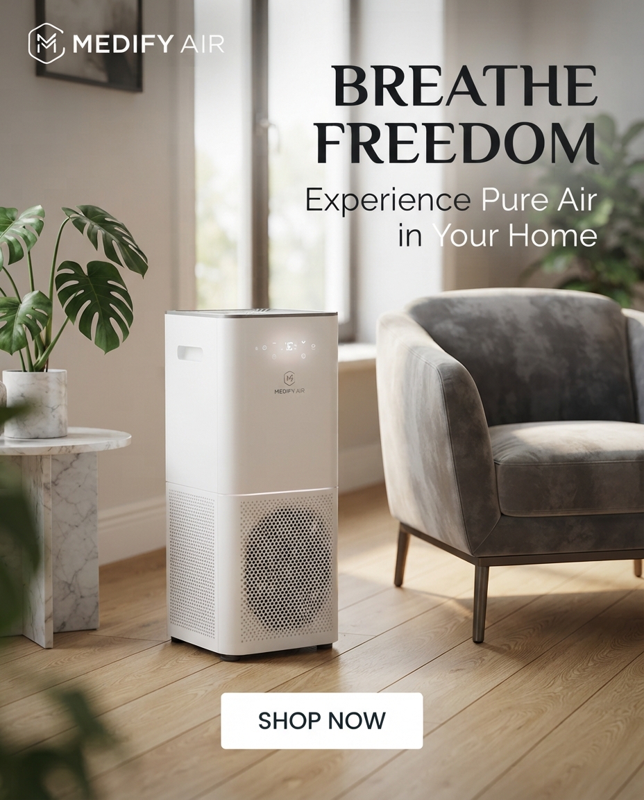 NancyEigoid's tweet photo. Breathe cleaner and live better with the Medify Air MA-40, a best-selling purifier featuring True HEPA filtration, coverage up to 896 sq. ft., Sleep Mode, and sleek modern design. Make every breath count. https://t.co/09uJinBZKV