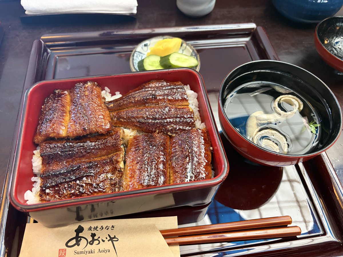 uma_vxx's tweet photo. 浜松
あおいや
うな重

俺的うなぎランキング一位です https://t.co/YI1MXLPIsL