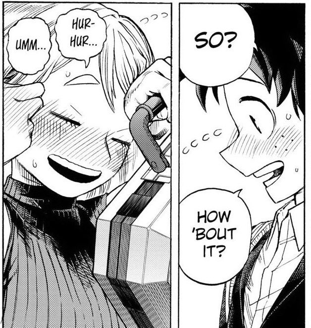 theteIephoneman's tweet photo. ochaco is the hero who loves everyone’s smile!

but I think izuku is the one who loves to see her smile the most!🥹😭🥰 https://t.co/LU5byr9khq