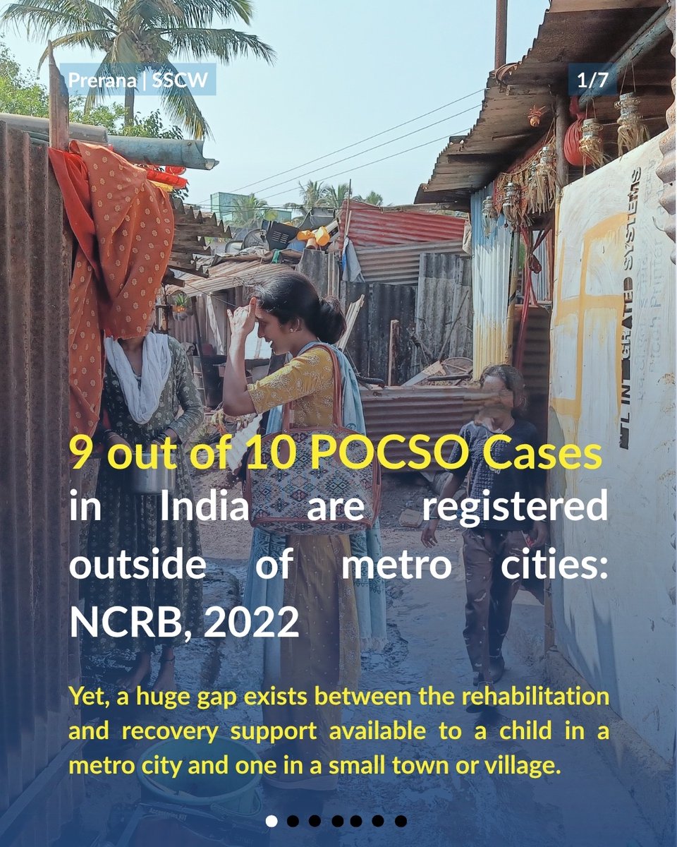 PreranaATC's tweet photo. (1/7) Too many #children face the journey to #justice and #rehabilitation without the specialized care and resources they deserve. 

Swipe to see how we're closing that #gap.

#ChildProtection #POCSO #India https://t.co/cKQcbX2qsF