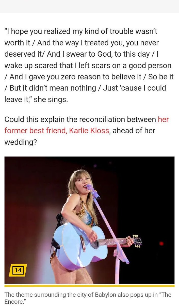 gaylornews's tweet photo. 📰| Page Six on who is Pink Clouding about 

'Could this explain the reconciliation between her former best friend, Karlie Kloss, ahead of her wedding?' https://t.co/j9XLUIUvv9