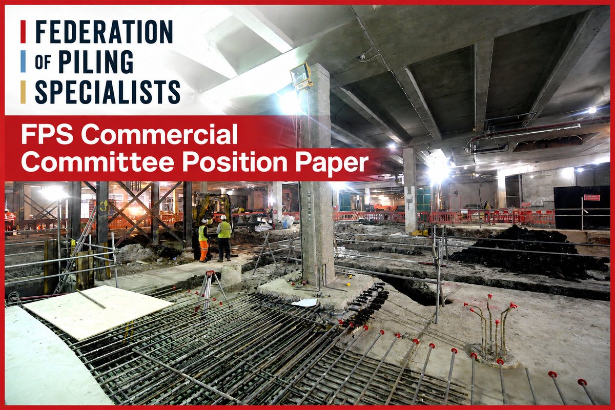 FPS_Piling's tweet photo. The FPS Commercial Committee has published a new Position Paper relating to the FPS Digital Map of piling projects.

View the Commercial Committee Position Paper in full here: https://t.co/lL1zRcp0GA
#Piling #Geotechnical #FPS https://t.co/zAptiQaWDA