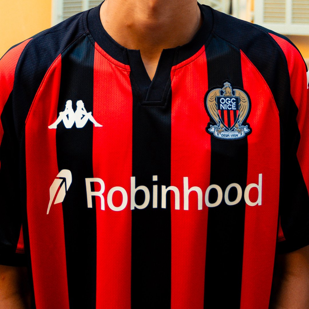 RobinhoodApp_EU's tweet photo. Score a new official @ogcnice shirt to kick off the 2026/27 season. 🏆

For a chance to win it just follow us and drop a comment below. That’s it. No purchases or trades required. Ends September 30.

Full T&Cs: https://t.co/gEWpUDtBWU

Winners must be verified RHEU customers.
Excluded: BE, HU, IS, LU, HR, IT, LV, MT, NL, PL, PT