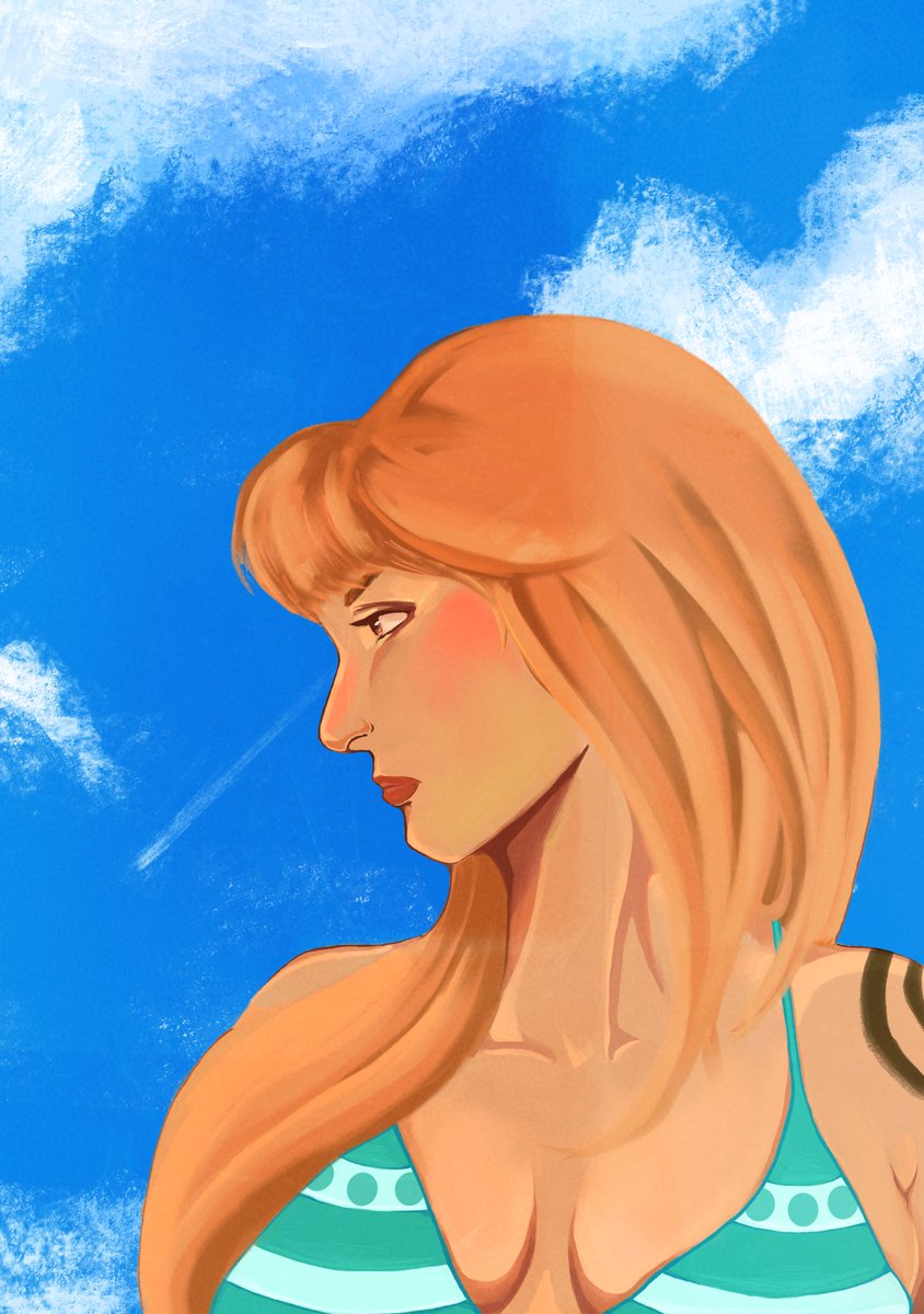 veriveritoomuch's tweet photo. 2022// 2026 

Woao, what I was doing hhh. The only thing that I regret changing is the shape of the nose tho T.T #nami #ONEPIECE〜 #fanart #anime #illustration‌‌ https://t.co/1Tfilb0R4B