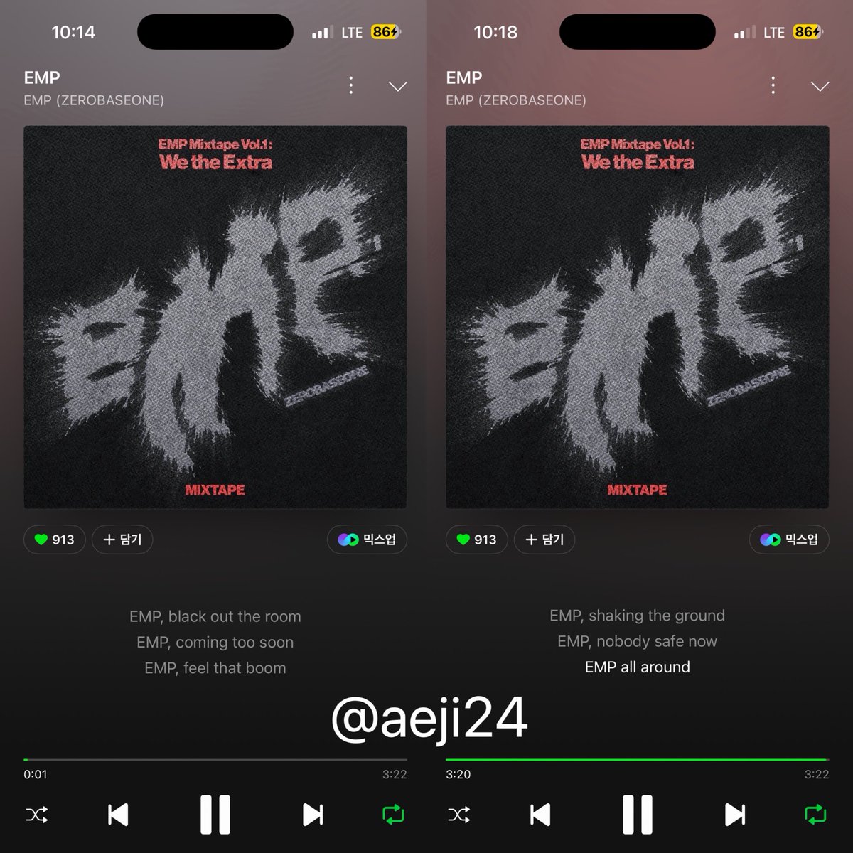 aeji24's tweet photo. @ZB1_official 09.25 22:00
#ZEROBASEONE #ZB1 #제로베이스원 #ZEROBASEONE_EMP #EMP
#EMP_Mixtape_WetheExtra
#Pind_C https://t.co/RNVrB153MU
