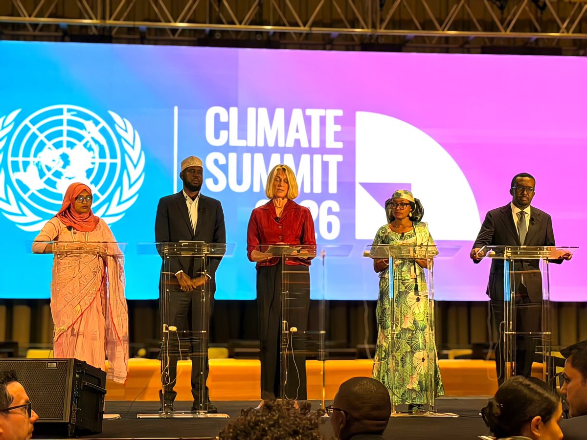 OmarFarukOsman's tweet photo. Addressed the UN High-level Summit on Climate Action and the Just Transition, convened by UN Secretary-General António Guterres at UN Headquarters in New York, in the margins of the UN General Assembly. 

Speaking for organised labour, my message was simple: workers and their communities must not pay for a climate crisis they did not create. A just transition must protect jobs, livelihoods and labour rights. It must provide social protection, new skills and safe workplaces. Developing countries also need climate finance through grants, not more debt.

I also spoke about information integrity which is the antidote to climate disinformation. People need truthful and reliable information about the climate crisis and its solutions. Journalists reporting on climate change and environmental protection must be free and safe to do their work. When journalists are silenced, communities are denied the truth and impunity thrives.