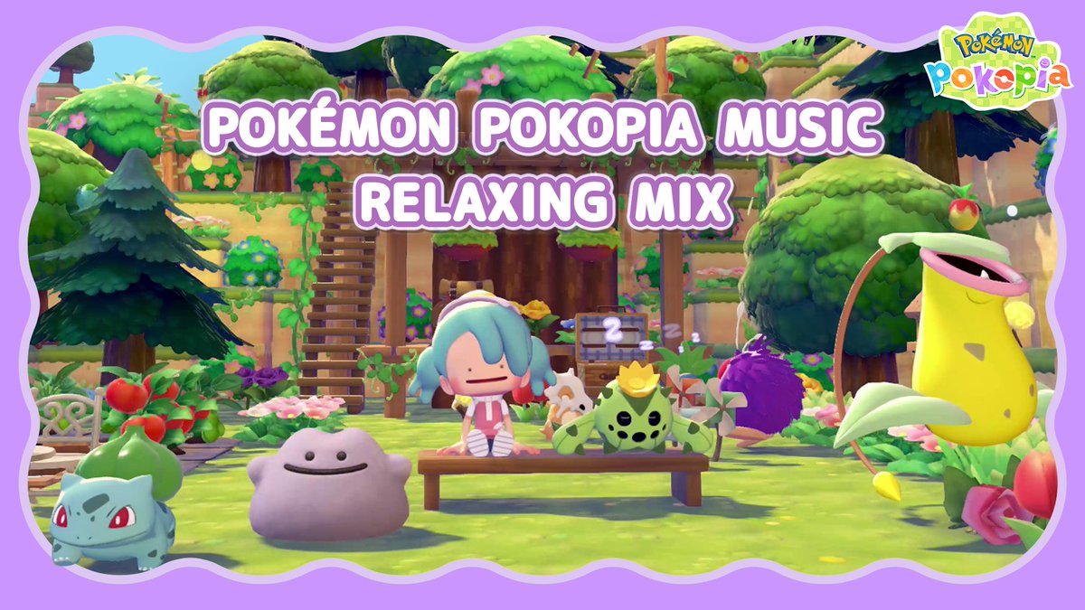 PokemonNewsUK's tweet photo. Find yourself a cosy spot and enjoy this 1-hour relaxing mix of music from #PokemonPokopia

Join us as we move through this charming utopia accompanied by a calming compilation of official music that’s perfect to work, study and sleep to 😌

🏝️ https://t.co/Mc4ShtzlzK https://t.co/rkmfWm7WIs