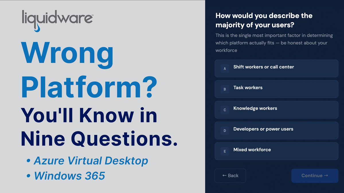 Liquidware tweet picture